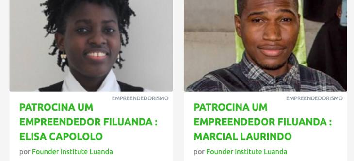 Campanha "Patrocina um Empreendedor" - Mais dois projectos no ar!